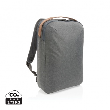 Logotrade promotional item picture of: Impact AWARE™ 300D two tone deluxe 15.6" laptop backpack