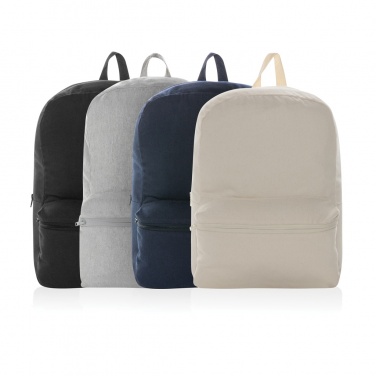 Logo trade promotional gifts image of: Impact Aware™ 285 gsm rcanvas backpack undyed