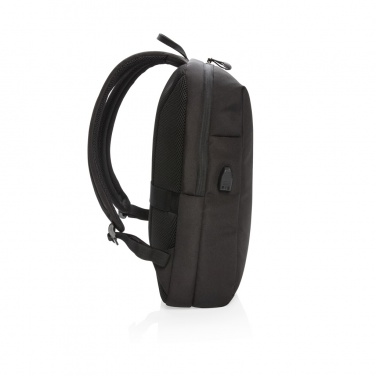 Logo trade promotional items picture of: Swiss Peak AWARE™ RFID and USB A laptop backpack