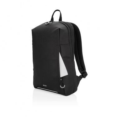 Logo trade promotional item photo of: Swiss Peak AWARE™ RFID and USB A laptop backpack