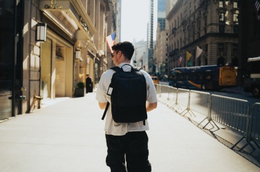 Logotrade promotional merchandise picture of: Armond AWARE™ RPET 15.6 inch deluxe laptop backpack