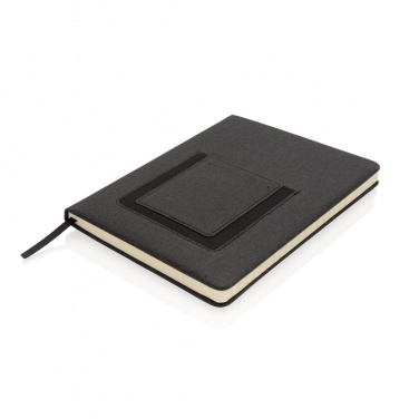 Logotrade corporate gifts photo of: Deluxe A5 Notebook with phone pocket