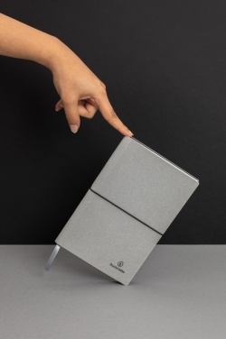 Logo trade promotional merchandise photo of: A5 recycled leather notebook