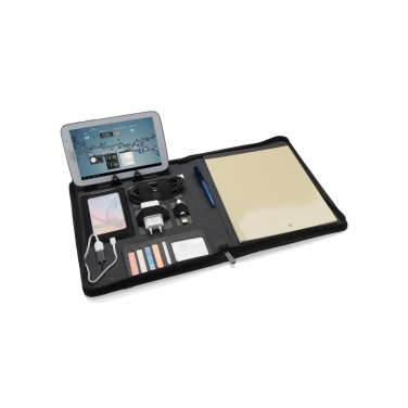 Logo trade corporate gift photo of: Tech portfolio with powerbank
