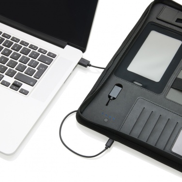 Logotrade promotional merchandise picture of: Tech portfolio with powerbank