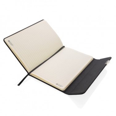 Logotrade promotional product picture of: Swiss Peak deluxe A5 notebook and pen set