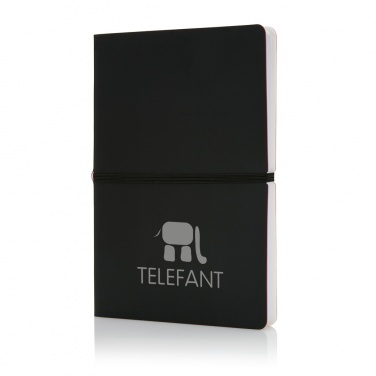 Logotrade corporate gift image of: Deluxe softcover A5 notebook