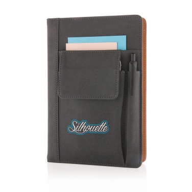 Logotrade promotional merchandise photo of: Notebook with phone pocket