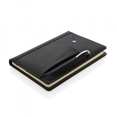 Logo trade promotional item photo of: Refillable notebook and pen set