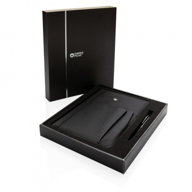 Logotrade promotional products photo of: Refillable notebook and pen set