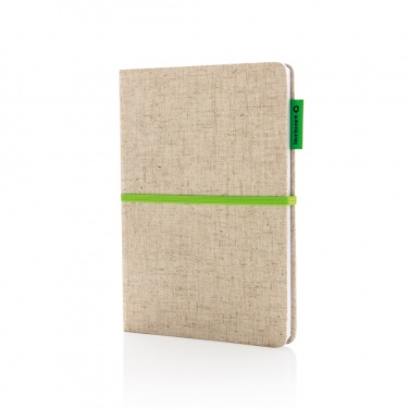 Logotrade promotional products photo of: A5 jute notebook