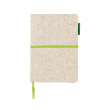 Logotrade promotional product picture of: A5 jute notebook