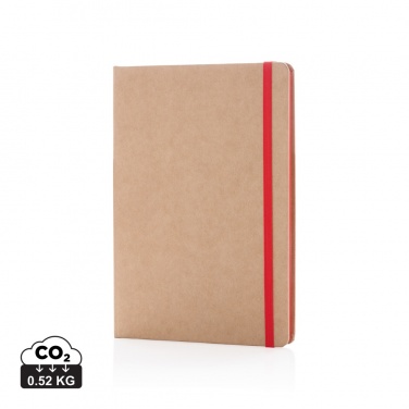 Logo trade business gift photo of: A5 kraft notebook
