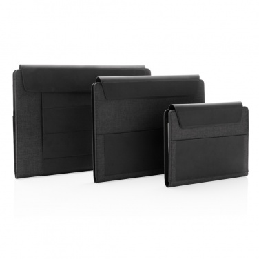Logotrade advertising product image of: Fiko wireless charging A5 portfolio with powerbank