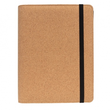 Logotrade corporate gift image of: Deluxe cork portfolio A5 with pen