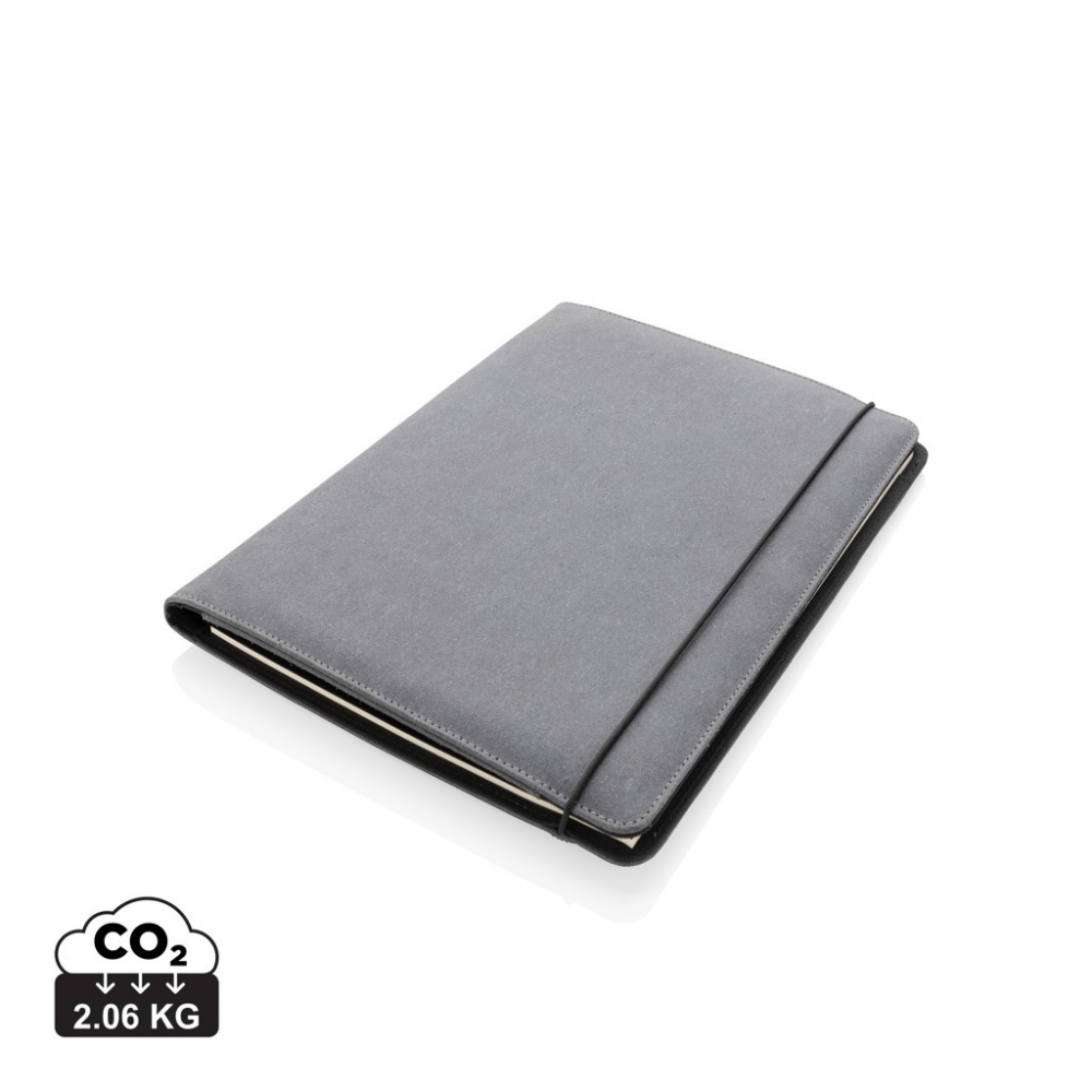 Logo trade business gifts image of: Recycled leather A4 portfolio