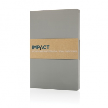 Logo trade promotional items image of: Impact softcover stone paper notebook A5