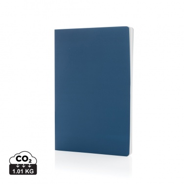 Logo trade promotional products image of: Impact softcover stone paper notebook A5