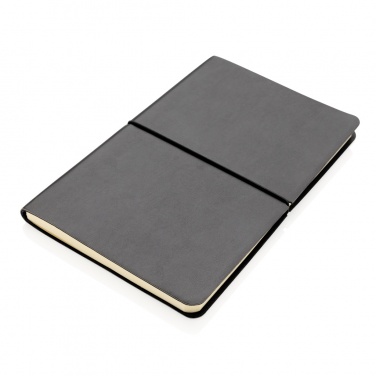 Logo trade promotional items image of: Modern deluxe softcover A5 notebook