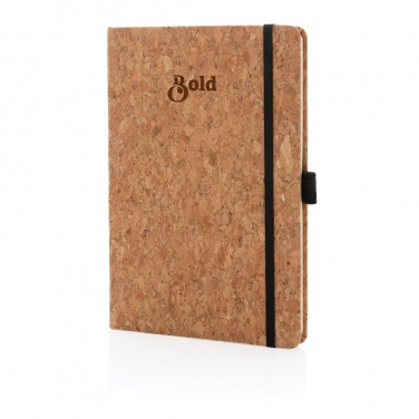 Logo trade advertising products picture of: Cork hardcover notebook A5