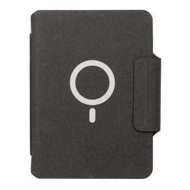 Logo trade promotional item photo of: Artic Magnetic 10W wireless charging A5 notebook