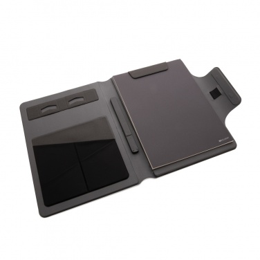 Logo trade promotional products image of: Artic Magnetic 10W wireless charging A4 portfolio