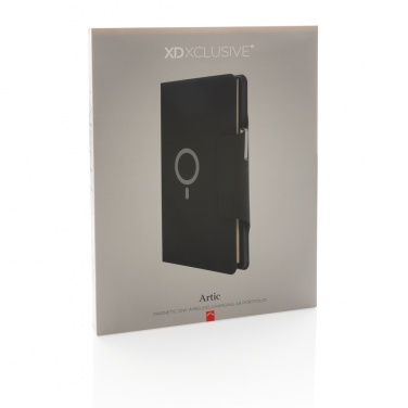 Logotrade advertising product picture of: Artic Magnetic 10W wireless charging A4 portfolio