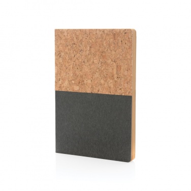 Logo trade promotional merchandise photo of: A5 cork & kraft notebook