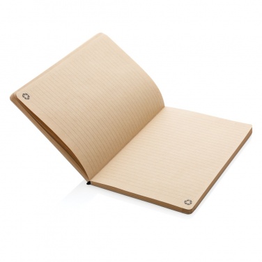 Logo trade corporate gifts picture of: A5 cork & kraft notebook