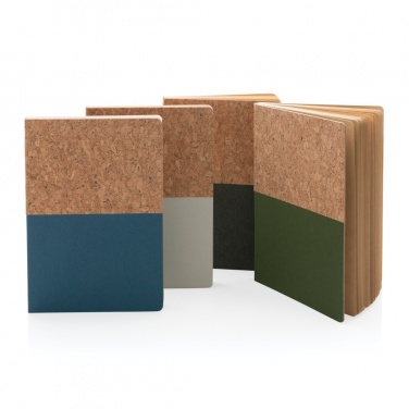 Logotrade promotional merchandise picture of: A5 cork & kraft notebook