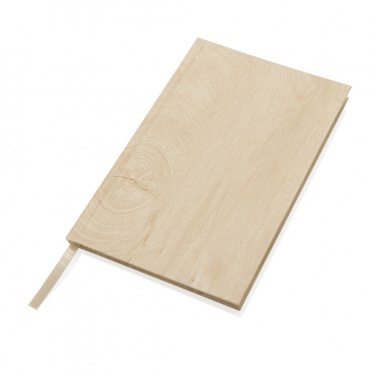Logo trade promotional products picture of: Kavana wood print A5 notebook