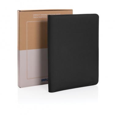 Logotrade promotional giveaways photo of: Impact Aware™ deluxe 300D tech portfolio with zipper