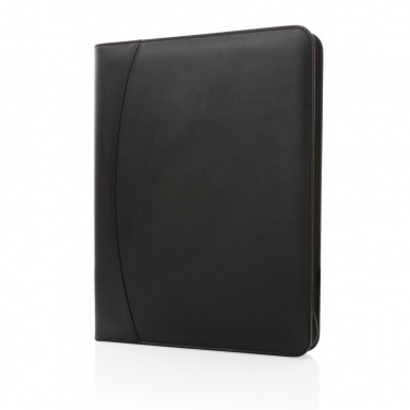 Logo trade promotional gifts image of: RCS rPU deluxe tech portfolio with zipper