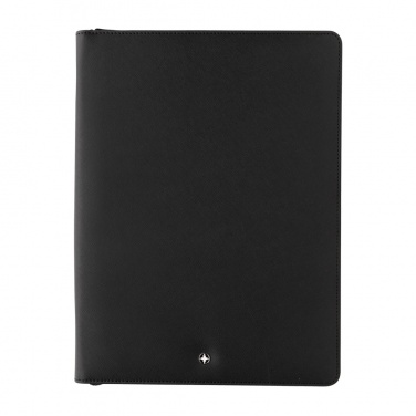 Logo trade business gifts image of: Swiss Peak Heritage RCS rPU A4 portfolio with zipper