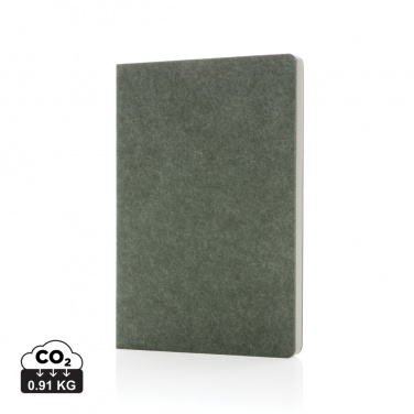 Logotrade business gift image of: Phrase GRS certified recycled felt A5 notebook