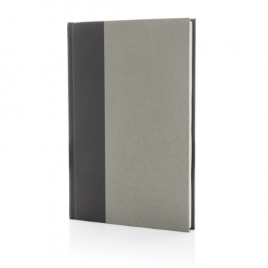 Logo trade promotional giveaway photo of: Words GRS certified RPET & Kraft A5 notebook
