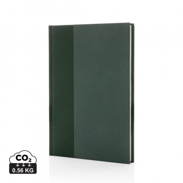 Logo trade business gift photo of: Words GRS certified RPET & Kraft A5 notebook