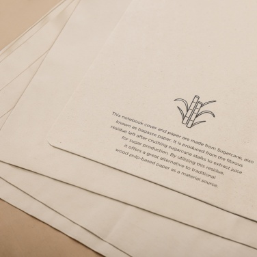 Logotrade promotional giveaway image of: Stylo Sugarcane paper A5 Notebook