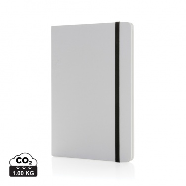Logo trade business gift photo of: Craftstone A5 recycled kraft and stonepaper notebook
