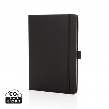 Logo trade promotional giveaways image of: Sam A5 RCS certified bonded leather classic notebook