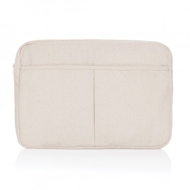 Logotrade corporate gift image of: Laluka AWARE™ recycled cotton 15.6 inch laptop sleeve