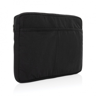 Logotrade promotional product picture of: Laluka AWARE™ recycled cotton 15.6 inch laptop sleeve