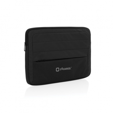 Logotrade promotional gift picture of: Armond AWARE™ RPET 15.6 inch laptop sleeve