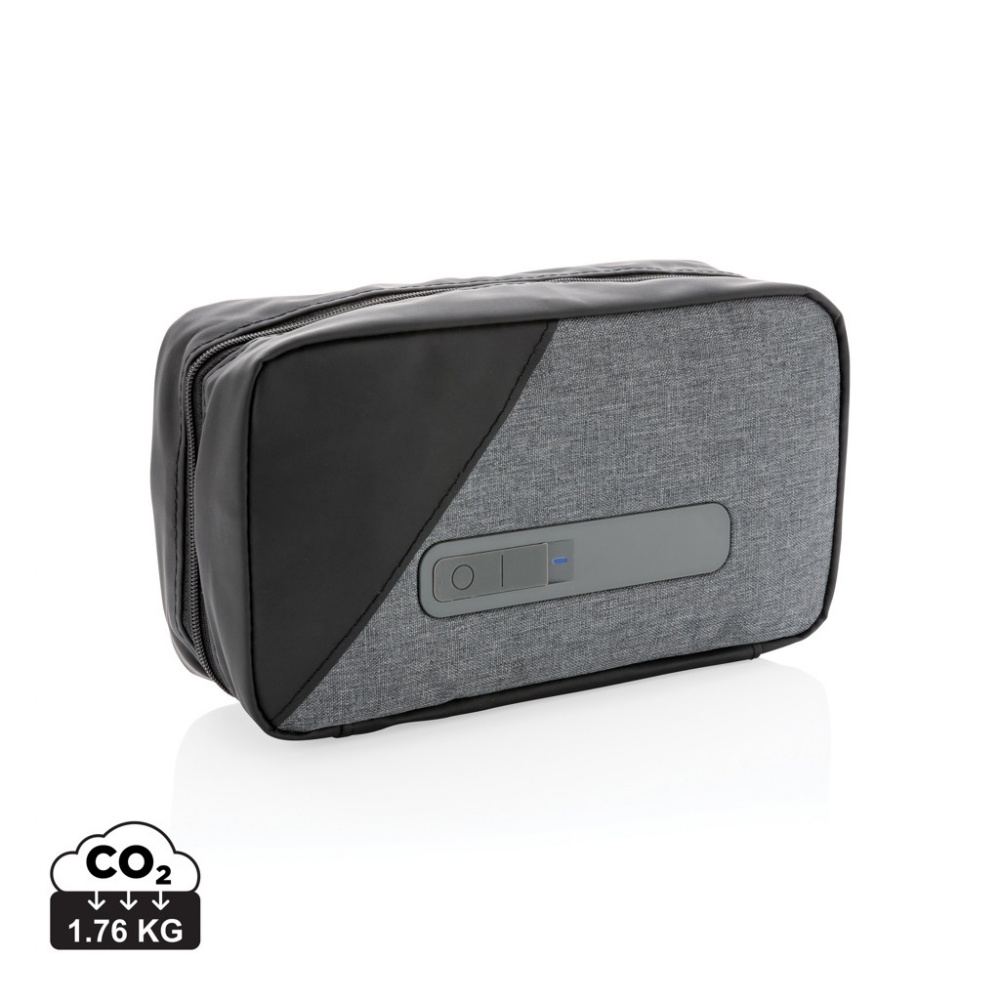 Logo trade promotional giveaways image of: Portable UV-C steriliser pouch with integrated battery