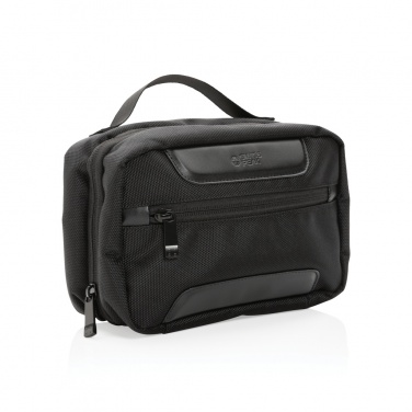 Logotrade advertising product picture of: Swiss Peak AWARE™ RPET Voyager toiletry bag