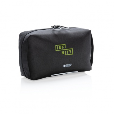 Logo trade promotional gifts image of: Swiss Peak AWARE™ tech pouch PVC free