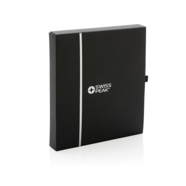 Logo trade promotional gift photo of: Swiss Peak GRS recycled PU travel gift set