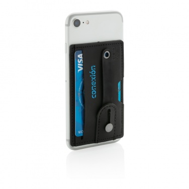 Logo trade promotional merchandise photo of: 3-in-1 Phone Card Holder RFID