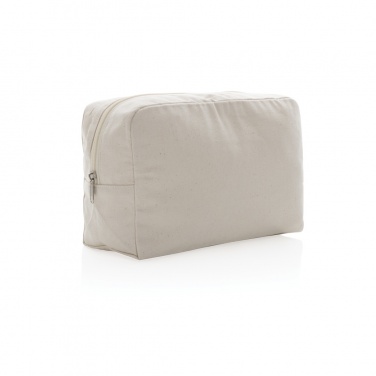 Logo trade promotional giveaways picture of: Impact Aware™ 285 gsm rcanvas toiletry bag undyed
