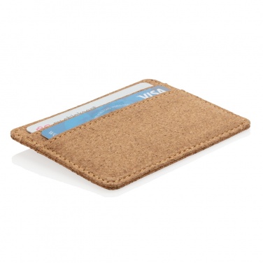 Logo trade promotional gifts image of: Cork secure RFID slim wallet
